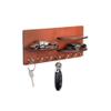 Sehaz Artworks 3-RoundShelf-Brown-KeyHolder Wooden Key Holder (7 Hooks) view 3