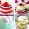 Syga 3pcs Cake Decoration Mold, DIY One-Piece Molded Fondant Roses Printing Mould Tool Set, Food Grade Cutter Modeling Tools for Christmas Party Wedding Cake in Mould Dessert Decorators, White view 3