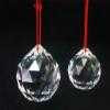 NEERAJ - Fengshui Clear Crystal Hanging Ball for Good Luck Prosperity Home Decor Vastu Positive Energy Sun Catcher Positive Vibrations-2 Pieces 40 mm view 1