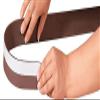 Stick&Seal (R) 35mm Wide, 3.3 Feet (1M) Long, Self Adhesive Silicone Rubber Weatherproof Door Bottom Seal (Brown) view 1