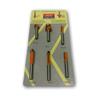TOOLSCENTRE Industrial High Quality Wood Working 6pcs (1/4) Shank Trimmer Router Bits Set. view 1
