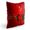 MUKESH HANDICRAFTS Merry Christmas Cushion Cover in Jute Fabric Size-(24X24 Inches) view 2