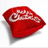 MUKESH HANDICRAFTS Merry Christmas Cushion Cover in Jute Fabric Size-(24X24 Inches) view 3