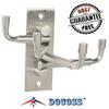 DOCOSS -Flexible 4 Pin Bathroom Hooks Cloth Hanger Wall Hook Door Robe Hooks for Hanging Keys,Clothes,Towel Steel Hook (Pack of 4, Silver) view 2