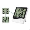 Htc-1 Temperature Ledzz Humidity Time Display Meter With Alarm Clock, Wall Mount Or Table Top, Multicolour view 1
