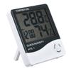 Htc-1 Temperature Ledzz Humidity Time Display Meter With Alarm Clock, Wall Mount Or Table Top, Multicolour view 3