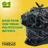 G 1 Garbage Bags | Dustbin Bags | Medium Bags| 19 X 21 Inches | 30 Pack | Pack of 8 | Black view 3