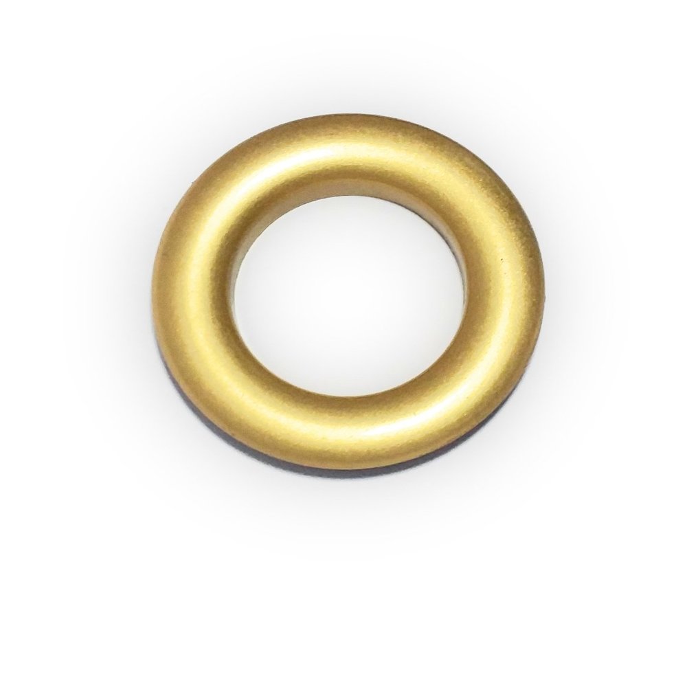 AnEk Goods Plastic Eyelet Rings with Lock, Gold, 50 Pieces, Grommets