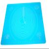 PINDIA Cake Mat - Large Dough Pastry Silicone Rolling Work Mat With Measuring Guide For Sugarcraft Cake Decorating Silicone Fondant Rolling Mat, Multicolour with Measurements, Reusable Non-Stick Silicone Baking Mat view 1