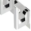 DOCOSS  -Pack of 2-Classic Glossy- 5 Pin Bathroom Cloth Hooks Hanger Door Wall Robe Hooks Rail for Hanging Keys,Clothes,Towel Steel Hook (2) view 3