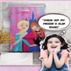 Athom Living Disney Anna & Elsa's Magic 350 GSM 100% Cotton Kids Bath Towel 60x120 cm view 2