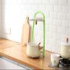 SYGA 3 Layer Adjustable Pantry Pot Lid Kitchen Organizer Bakeware Shelf Storage | Plate Dryer Tray Sink Holder (Green) 45cm*24cm view 2
