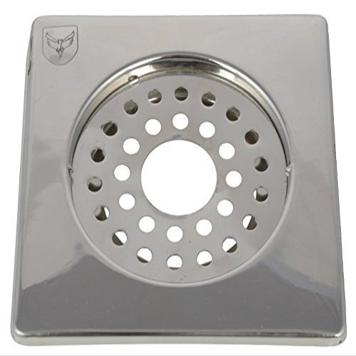 SHRUTI Stainless Steel Drain Cover (6 cm x 6 cm x 2 cm, Metallic, 1782A)
