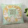 The Purple Tree Christmas Cushion Cover for Living Room Sofa (Pack of 1, 16x16 inch) Christmas Theme Cushion Cover, Sofa Cushion Cover, Christmas Decor view 1