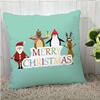 The Purple Tree Christmas Cushion Cover for Living Room Sofa (Pack of 1, 16x16 inch) Christmas Theme Cushion Cover, Sofa Cushion Cover, Christmas Decor view 1