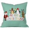 The Purple Tree Christmas Cushion Cover for Living Room Sofa (Pack of 1, 16x16 inch) Christmas Theme Cushion Cover, Sofa Cushion Cover, Christmas Decor view 2