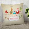 the purple tree Merry Christmas Polyester Cushion Cover (Multicolour, 16x16-iinch) view 1