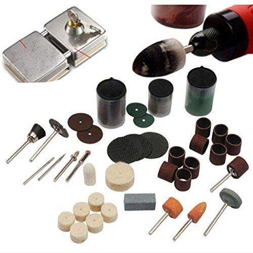 DIY Crafts Pack Of 105 Pcs, Design No# 4, 105 Pieces Drill Bit Rotary Set Kit Hobby Polish Grinding For Rotaty Tools A (Pack Of 105 Pcs, Design No# 4)