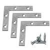 DIY Crafts Design No # 1, Pack of 8 Pcs, Flat Metal Corner Braces 2 5 Joining Fixing A (Design No # 1, Pack of 8 Pcs) view 3