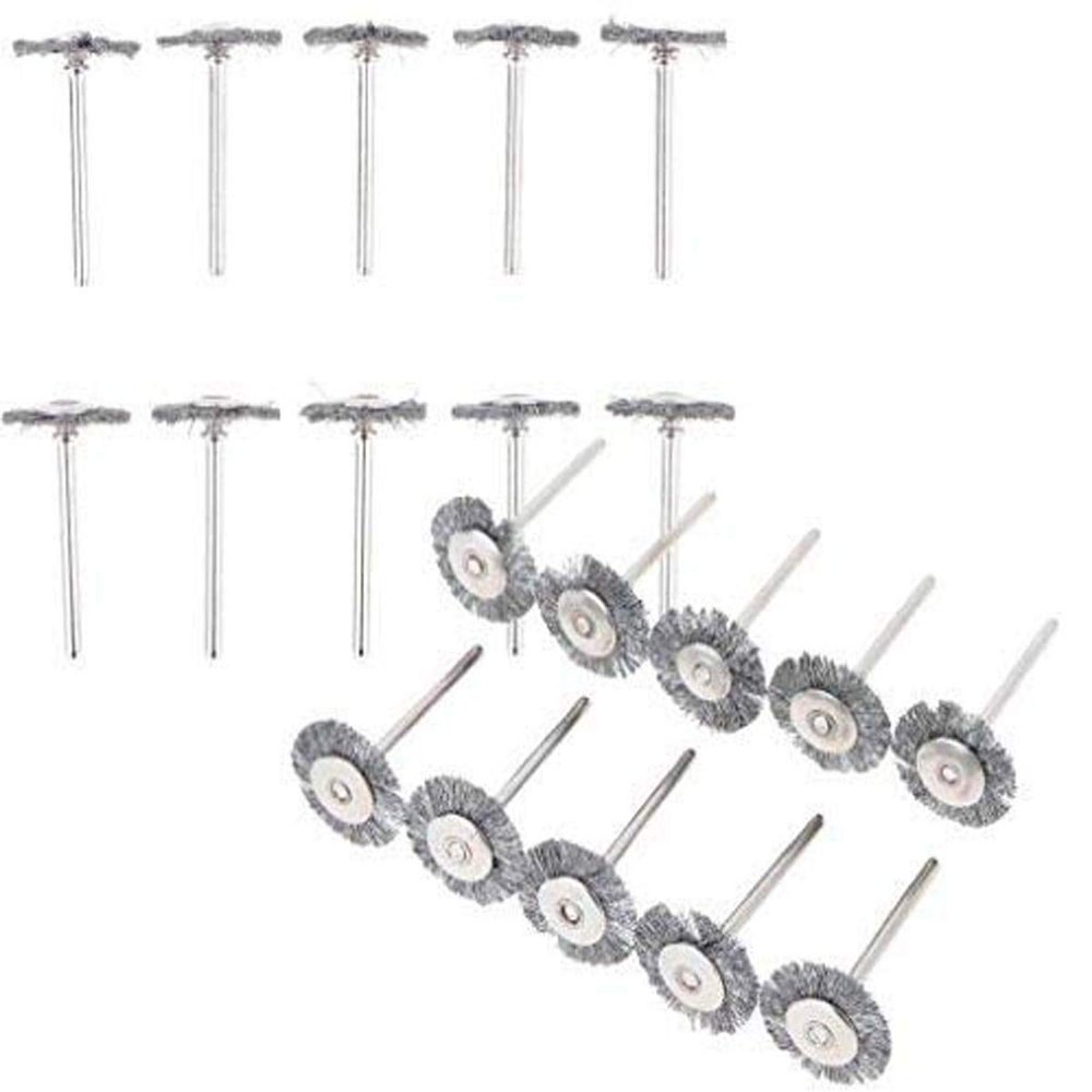 DIY Crafts Pack Of 9 Pcs, Design No # 4, Steel Brush Wire Wheel Brushes Die Gr (Pack Of 9 Pcs, Design No # 4)