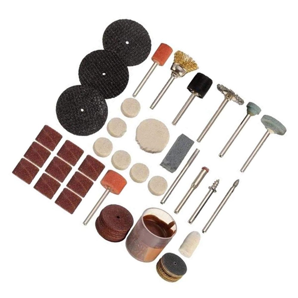 DIY Crafts Pack Of 105 Pcs, Design No# 2, 105 Pieces Drill Bit Rotary Set Kit Hobby Polish Grinding For Rotaty Tools A (Pack Of 105 Pcs, Design No# 2)