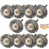 DIY Crafts Pack Of 9 Pcs, Design No # 2, Steel Brush Wire Wheel Brushes Die Gr (Pack Of 9 Pcs, Design No # 2) view 2