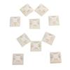 DIY Crafts Pack Of 200 Pc, Self Adhesive Clips + Tie, Nylon Cable Zip Tie Mounts Self-Adhesive Wall Holder Mount Cli (Pack Of 200 Pc, Self Adhesive Clips + Tie) view 1