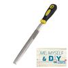 DIY Crafts Pack Of 1 Set, Design No #4, 2 - Pcs / 2 Pieces Yellow Black Handle Steel Middle Cut Half Round (Pack Of 1 Set, Design No #4) view 2