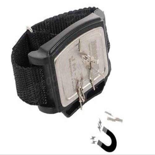DIY Crafts Auto Repair Magnetic Wristband for Holding Screws; Nails; Drill Bits (Multicolour) (Pattern No # 2, Wrist Band)