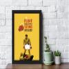 Interio Crafts Muhammad Ali - The Greatest of all time Boxer Motivational Quote Framed Poster (Back, Material : Wood & Plexi Glass, Size : 13 x 10 Inches) view 2
