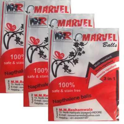 MMR Plastic Naphthalene Ball (White)