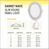 Wipro D710640 Garnet 6-Watt Wave Slim Panel Light (Neutral White, Round) view 3
