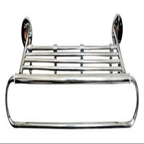 Make In India Towel Rack/Towel Rods Stainless Steel 24 inch with 3 ABS Hook