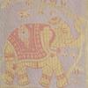 Lal Haveli Silk Elephant Brocade Design Cushion Cover for Living ROM Bedroom Pillow 18 X 18 Inch view 4