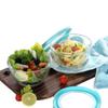 CELLO Ornella Toughened Glass Mixing Bowl with Premium Lid | Microwave Safe & Dishwasher Safe | Clear & Non- Porous Glass | Scratch Resistant | Transparent | 500ml, Set of 2 view 2