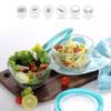 CELLO Ornella Toughened Glass Mixing Bowl with Premium Lid | Microwave Safe & Dishwasher Safe | Clear & Non- Porous Glass | Scratch Resistant | Transparent | 500ml, Set of 2 view 3