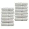 Milap Trading Co. Milap Cotton Hand Towels (White, Set Of 12, 140 Gsm) view 1