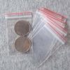 DMS RETAIL Zip lock Pouch Transparent Self Adhesive Plastic Bag Pack of 200 view 1