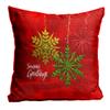 MUKESH HANDICRAFTS Merry Christmas Cushion Cover in Jute Fabric Size-(24X24 Inches) view 1