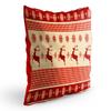 MUKESH HANDICRAFTS Merry Christmas Cushion Cover in Jute Fabric Size-(24X24 Inches) view 2