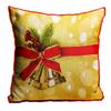 MUKESH HANDICRAFTS Merry Christmas Cushion Cover in Jute Fabric Size-(24X24 Inches) view 1