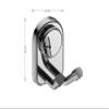 Amity Cute Stainless Steel 2-Pin Robe Hook/Coat Hook/Cloth Hooks, Wall Mounted for Hanging Keys, Clothes, Towel, 304 Grade Steel with Chrome Finish (Set of 3) view 2