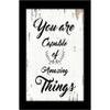 TIED RIBBONS Inspirational Quotes Wall Frames Motivational Quotes Posters with Frames for Home Office Kids Room Mom Girls Living Room Bedroom Study Room Classroom Students Gift Items view 1
