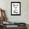 TIED RIBBONS Inspirational Quotes Wall Frames Motivational Quotes Posters with Frames for Home Office Kids Room Mom Girls Living Room Bedroom Study Room Classroom Students Gift Items view 2