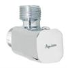 Aquieen Full Brass Heavy Square Angle Valve with Wall Flange Blanco (2) view 2