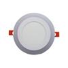 D'Mak Round 9 Watt Concealed Downlight AC 100-265V IC Driver Energy Super Saver Dual LED Panel Light (PGB and Cool White - 14 X 14 cm) view 2