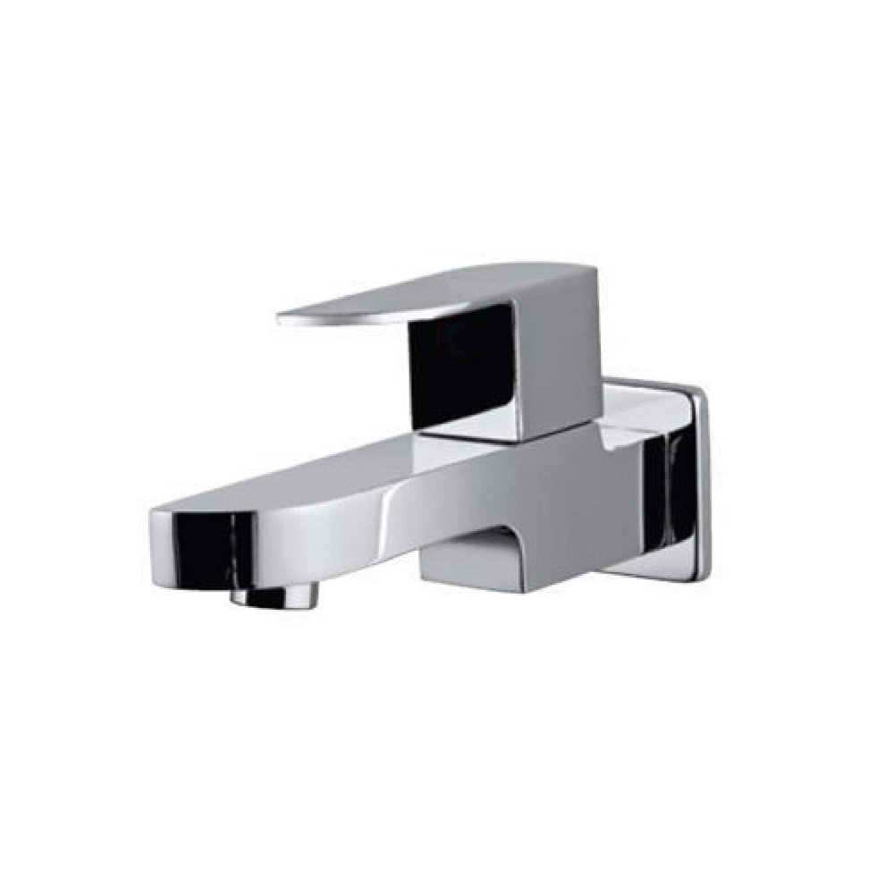 10x Qoura Brass Bathroom Faucet, Chrome, Chrome Finish