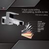 10x Qoura Brass Bathroom Faucet, Chrome, Chrome Finish view 2