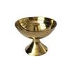 Puja Samagri Online Brass Metal Jyot/Oil Lamp Diya (Golden) view 1