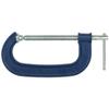 IRWIN 1868215 Cast Iron General Purpose G-Clamp, 6"/150 mm, Blue & Silver view 1